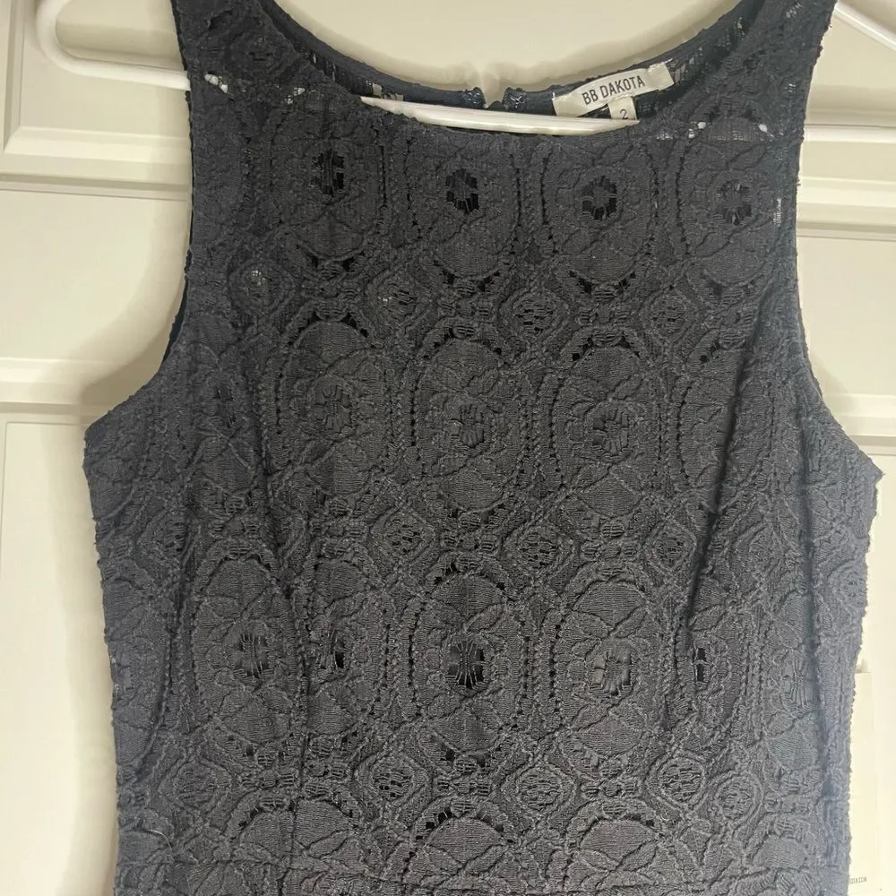 💜 BB Dakota NWT black floral dress size 2